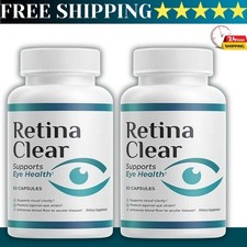2-Pack Retina Clear Capsules, RetinaClear Supports Eye Health - 120 Capsules USA