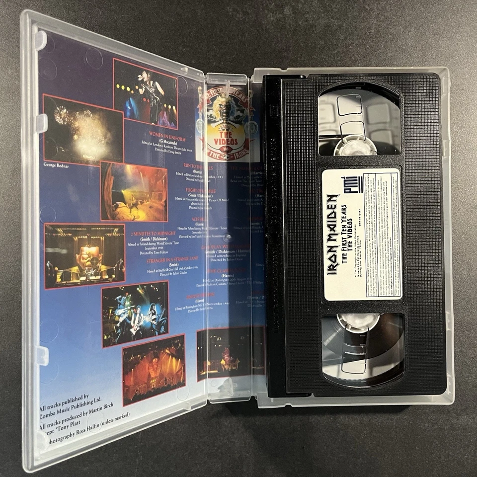 Iron Maiden – The First Ten Years - The Videos / VHS / Heavy Metal / Helloween - Bild 3 von 4