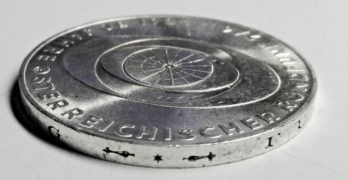 Österreich 50 Schilling  1974: SILBER 50 J Österreichischer Rundfunk vz-st xf+ K