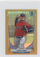 2014 Bowman Gold 3/25 Lucas Sims #BM-AB1 1j6