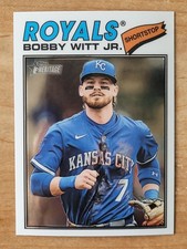 2026 Topps Heritage BOBBY WITT JR Chrome Parallel