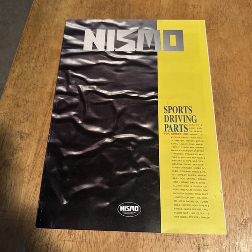 Nismo Old Logo Brochure Parts Rare S13 R32 R33 JDM RB26 SR20 S14 Silvia Skyline