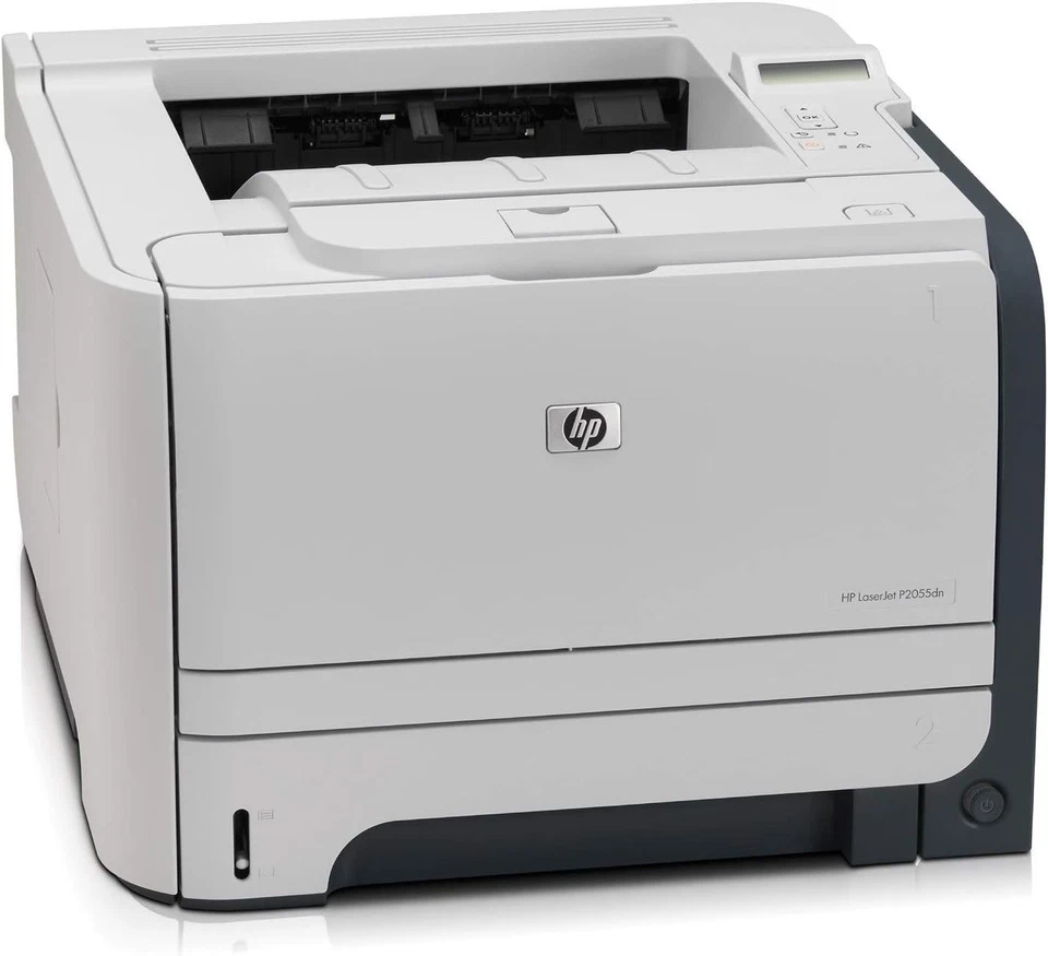 HP LaserJet P2055DN A4 USB Network Duplex Desktop Laser Printer - Full Toner - Image 3 of 4