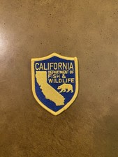 California Fish & Game Shoulder Patch Hat Pat...