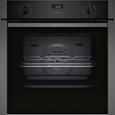 Image of Neff N50 B3ACE4AG3B Slide and Hide Electric Single Oven - Graphite B3ACE4AG3B