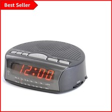 Simple yet Stylish Daybreak Alarm Clock Radio: Large Display and Easy Controls