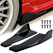 For Toyota Camry 2pcs48cm Gloss Black Splitter Side Skirt Extension