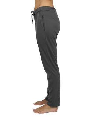 G/MLPJ-700CH GALAXY BY HARVIC WOMEN'S LOOSE FIT CLASSIC LOUNGE CHARCOAL L