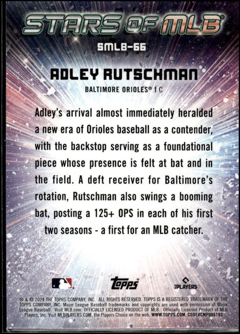 2024 Topps Update Adley Rutschman #SMLB-66 | eBay
