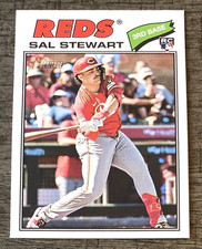 Sal Stewart 2026 Topps Heritage Rookie Cincinnati Reds RC #221