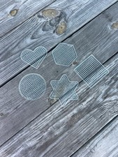 Perler Bead Pegboards Set Bundle Shapes