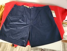 Men's Shorts GOODFELLOW & CO 7" Pleated Navy-Blue SIZE 38