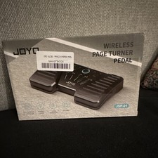 JOYO JSP-01 Wireless Page Turner Pedal Black, Portable, Long Battery Life