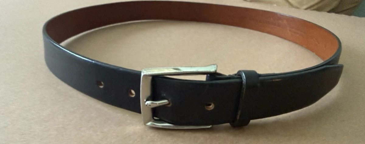Vintage Banana Republic Black Leather Western Belt Flora Leather Belt | Banana Republic main image 4