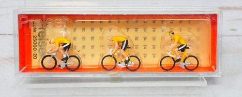 Preiser Mini-Figuras 25000, Ciclismo Racers Equipo A, Bicicleta, Escala HO | Condition: New
