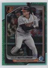 2024 Bowman Chrome Mega Box Aqua Mojo Refractor /299 Adley Rutschman #52 16gw