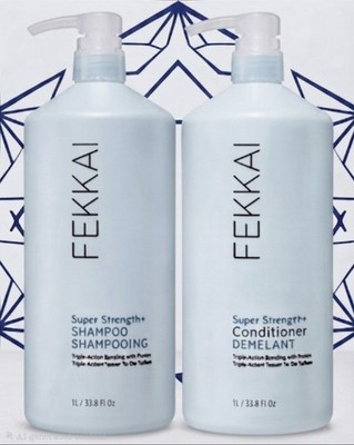 Fekkai Super Strength+ Shampoo & Conditioner Set Pump Bottles Unisex 1L