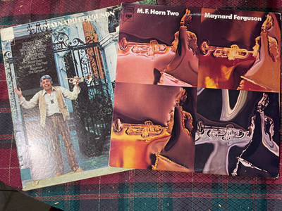 2 Maynard Ferguson LP's Self-Titled 1971 & M.F. Horn Two 1972 Vinyl