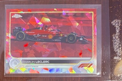 2022 Chrome Sapphire F1  Charles LeClerc - Ferrari - Ruby Red Refractor- #2/5  