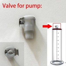 Female Male Fittings Quick Release Valves for Acrylic Penis Nipple Vacuum Pump