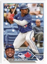 2023 Topps Update Series Wynton Bernard Rookie Card RC #US293 Blue Jays