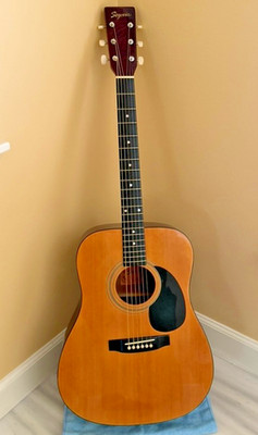Rare Segovia SJ-61 Guitar - Solid Wood Hand Crafted - 41 Inch D - 1980's Korea