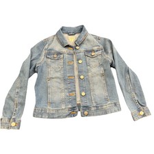 Crewcuts J. Crew Blue Stretch Denim Jean Jacket Girls Size 8 Outerwear School