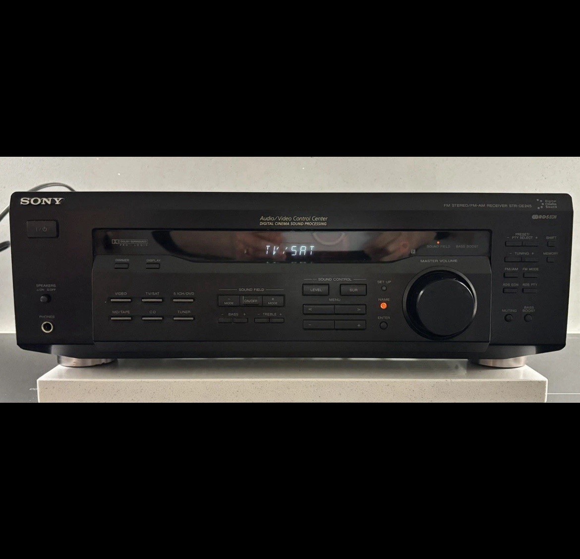Sony STR-DE245 FM Stereo/FM-AM Receiver Amplifier  Digital Cinema Sound Process