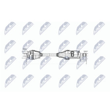 1x Antriebswelle NTY NPW-BM-029 passend für BMW