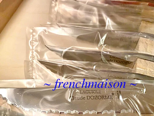 Garfo colher faca bife talheres francês 6 peças Laguiole CLAUDE DOZORME - Imagem 2 de 4