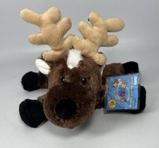 Ganz Webkinz Classic Reindeer HM137 brown Christmas plush with SEALED CODE