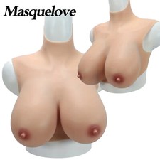 Silicone Breast Forms Boobs DEGH Cup Breast Plates For Crossdresser Drag Queen