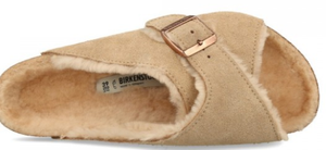 birkenstock fur slides