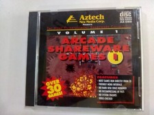 ARCADE SHAREWARE GAMES volume 1 AZTECH PC ENGLISH VERSION CD-ROM 30 VIDEO GAMES image