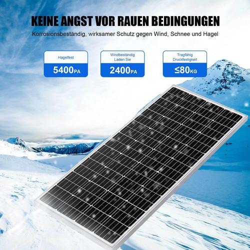 900W Wohnmobil Set Solaranlage Komplettpaket Solarmodul +  Montage PV Halterung - Bild 6 von 13