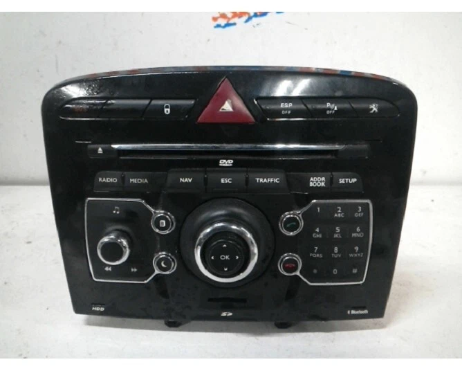 AUTORADIO DVD SMEG RECEPTEUR TELEMATIQUE PEUGEOT RCZ 96752798XN 2449098 - Photo 2/3