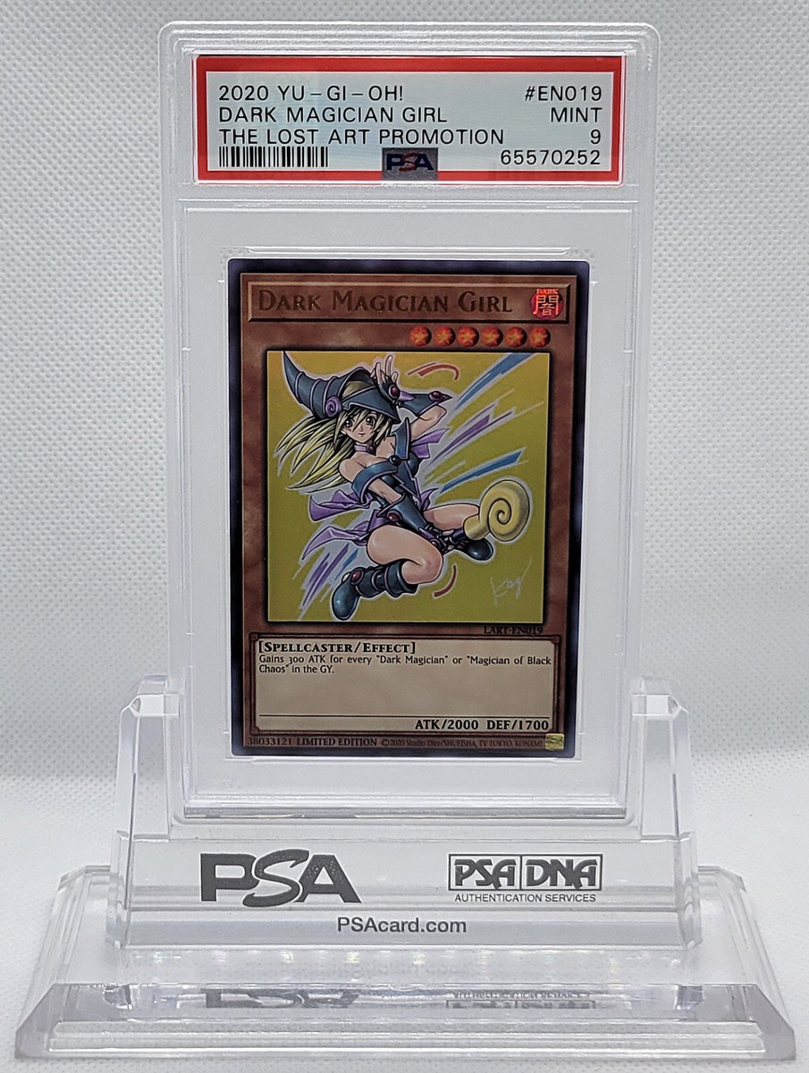 2020 YUGIOH LART-EN019 DARK MAGICIAN GIRL ULTRA RARE HOLO PSA 9
