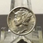 CIRCLATED,VF IN GRADE,1936-P USA SILVER MERCURY DIME(90924)