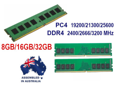 Memoz DDR4 8GB 16GB 32GB Dimm Desktop UDIMM 2133 2400 2666 3200