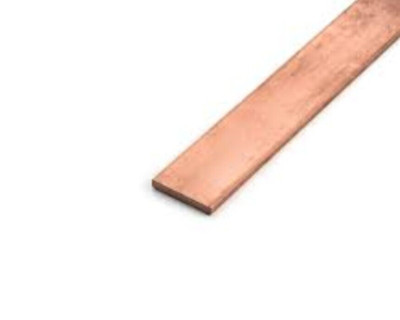  Flacher Kupfer Bar Streifen 6 mm x 25 mm x 300 mm C101 metrische Größe nicht 1 Zoll x 1/4