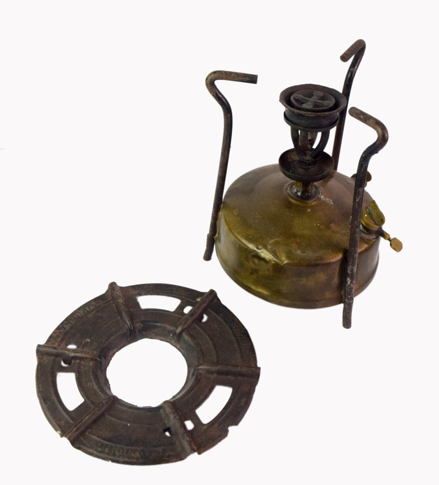 Single Burner Brass & Iron Original Plaza Brand Kerosene Pressure Stove G66-1256