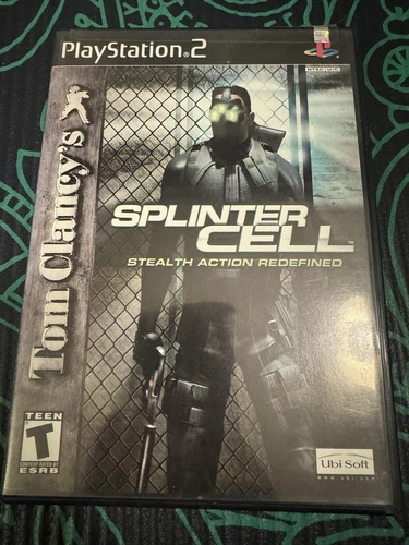 Tom Clancy's Splinter Cell + Reg (PS2, PlayStation 2) - Complete, CIB