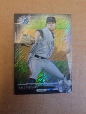 2017 Bowman Chrome Minis - Prospects Black Shimmer #BCP109 Kyle Freeland /100