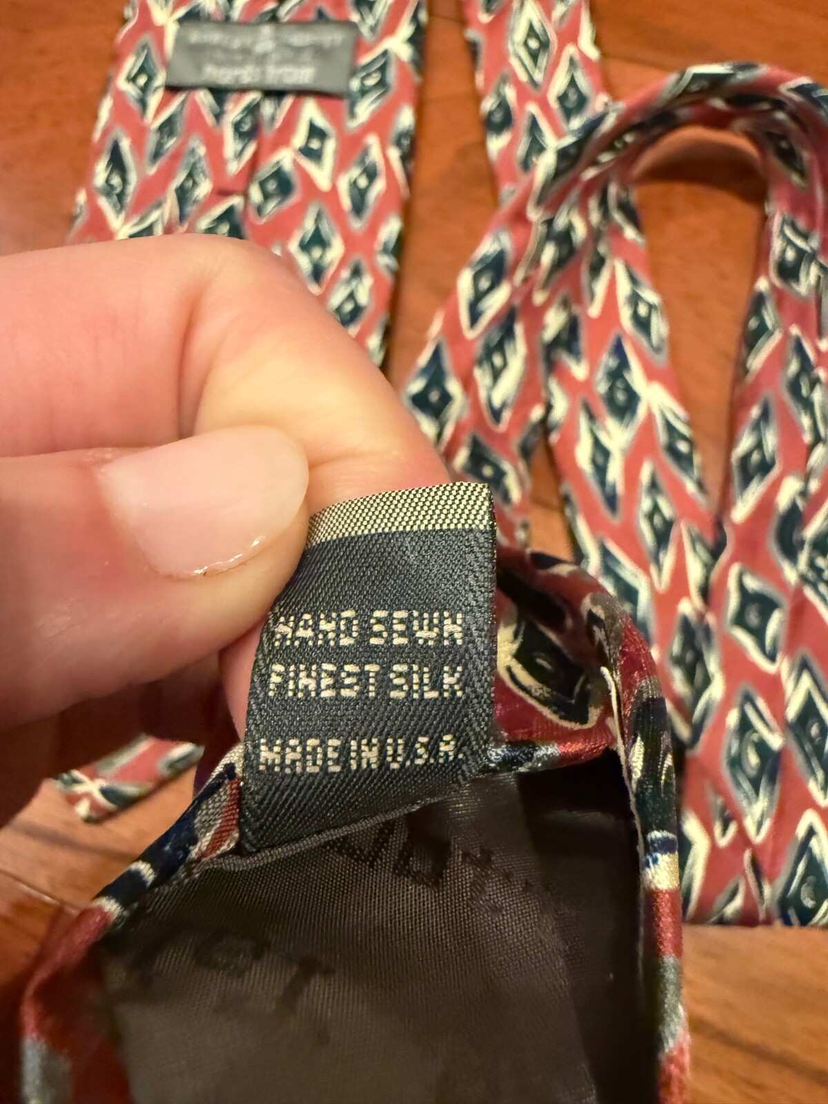 Robert Talbott Studio Nordstrom Diamond Foulard T… - image 5