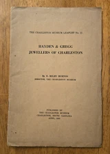 Hayden & Gregg: Jewellers of Charleston, South Carolina, Chas. Museum Pamphlet