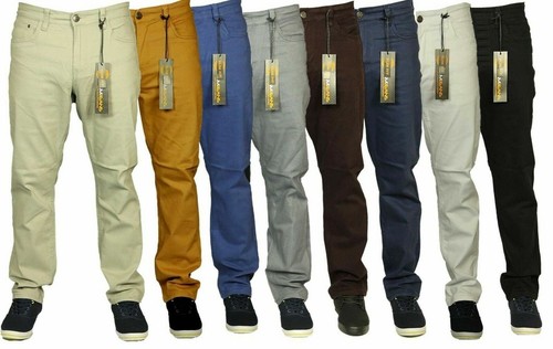 Mens King Size Stretch Chinos Straight 