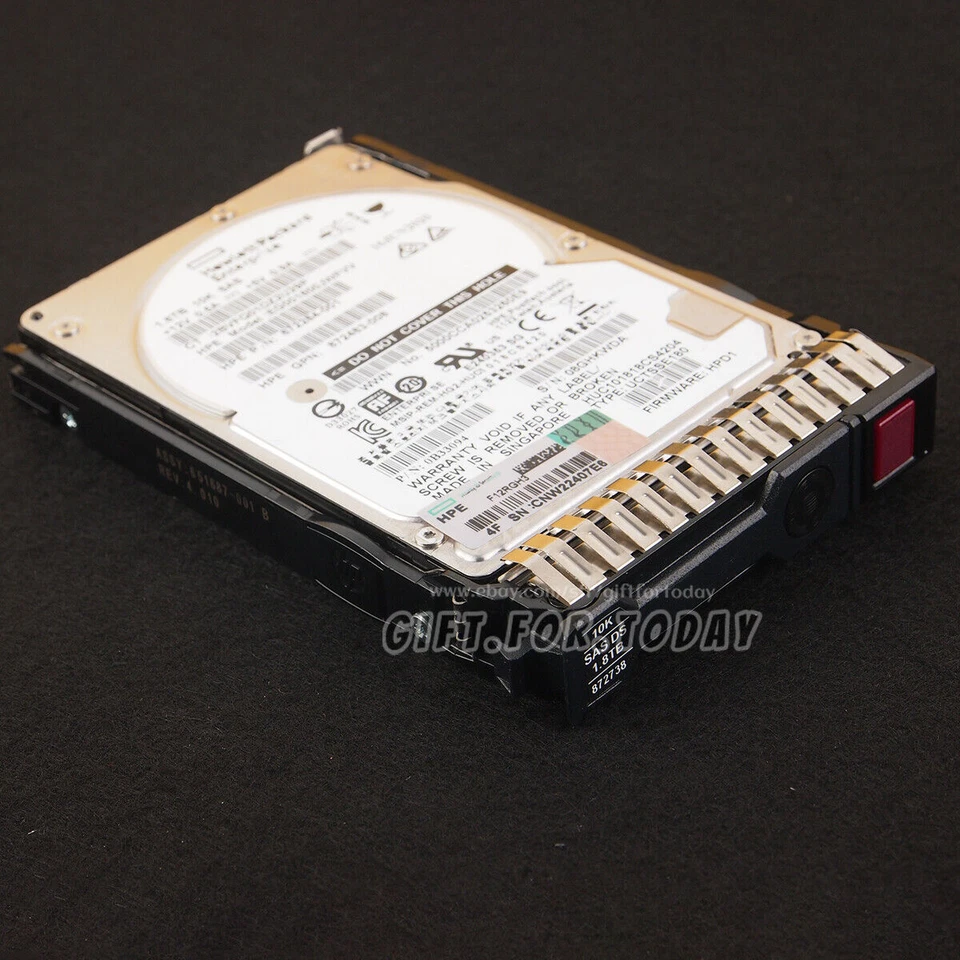 872481-B21 For HPE 1.8TB SAS 12G 10K SFF 2.5 DS HD 872738-001 - Image 4 of 4