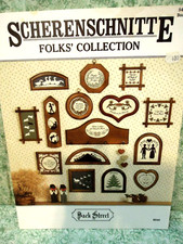 LC-1837 Craft Book:"Scherenschnitte Folks' Collection cutting paper decorations