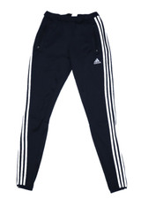 Adidas Womens Black White Stripes Climacool Vented Athletic Pants Sweatpants XS