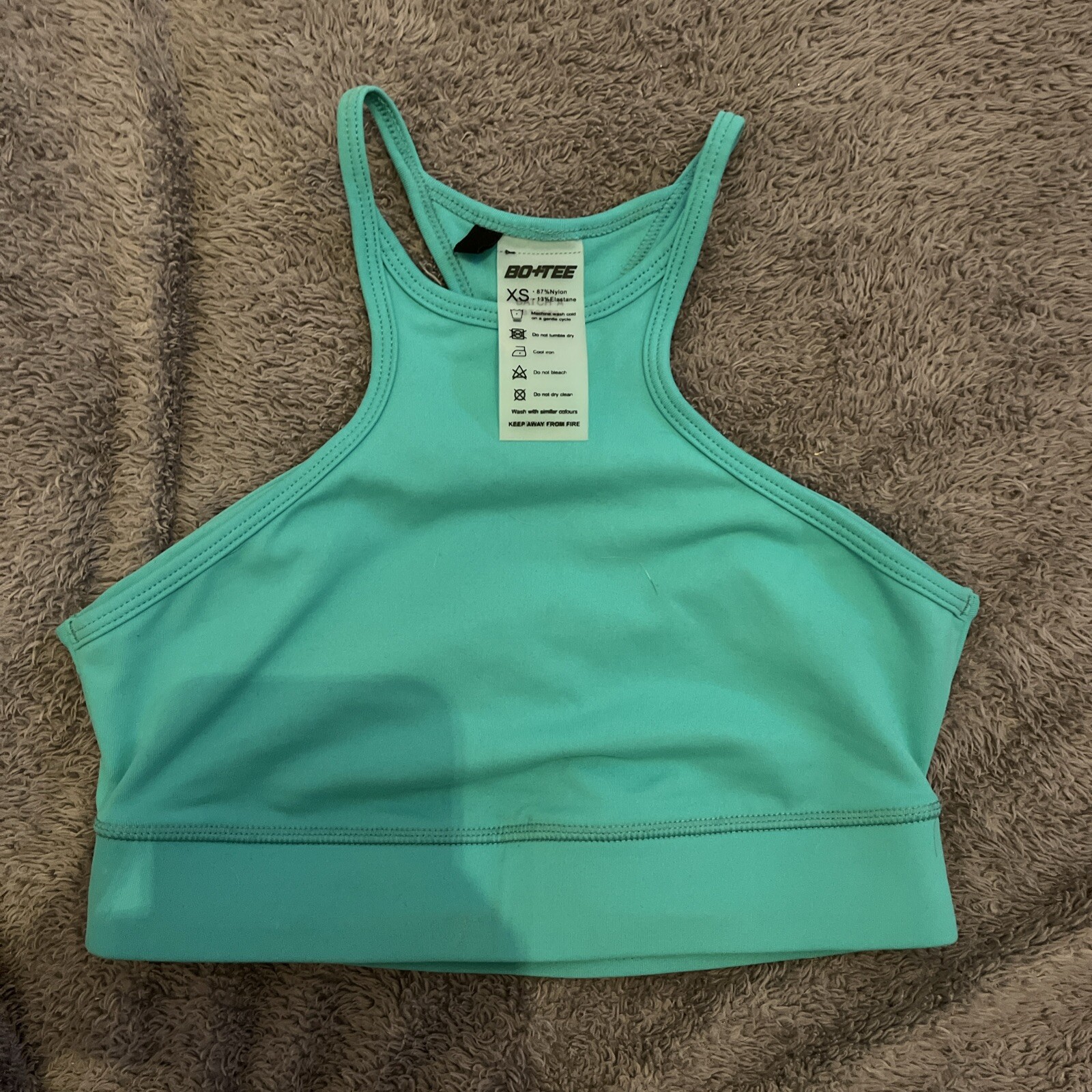 BRAND NEW BO&TEE activewear set XS in turquoise